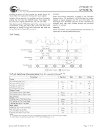CY7C1371C-100AC Datenblatt Seite 17