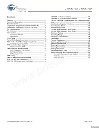 CY7C1372D-167BGC Datasheet Page 3