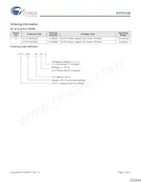 CY7C138-25JXI Datasheet Page 17