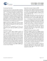 CY7C1380F-167BGCT Datasheet Page 8