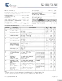 CY7C1380F-167BGCT Datasheet Page 19
