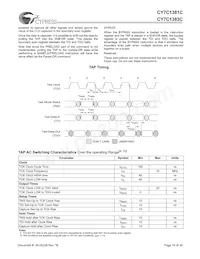 CY7C1381C-100AC Datenblatt Seite 19