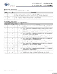 CY7C1392CV18-250BZC Datasheet Page 11