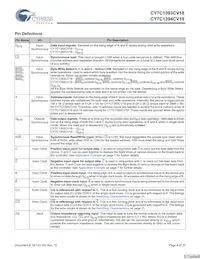CY7C1393CV18-250BZXC Datasheet Page 4