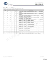 CY7C1393CV18-250BZXC Datasheet Page 9