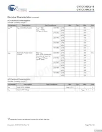 CY7C1393CV18-250BZXC Datasheet Page 19