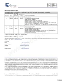 CY7C1393JV18-300BZXC Datasheet Page 23