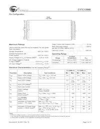 CY7C1399BL-12ZXCT Datasheet Page 2
