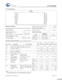 CY7C1399BNL-15ZXCT Datasheet Page 2