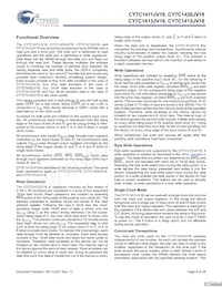 CY7C1413JV18-250BZXC Datasheet Pagina 8