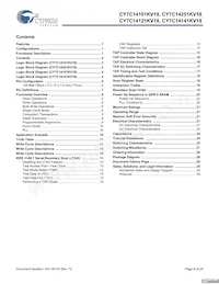 CY7C14141KV18-300BZXC Datasheet Page 4