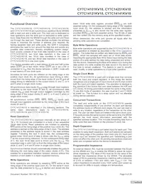 CY7C14141KV18-300BZXC Datenblatt Seite 9