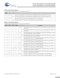CY7C14141KV18-300BZXC Datasheet Page 12