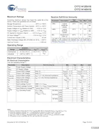 CY7C1414BV18-250BZXI Datasheet Page 18