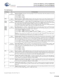 CY7C1415BV18-250BZI Datasheet Page 6