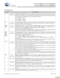 CY7C1420BV18-200BZCT Datasheet Page 6