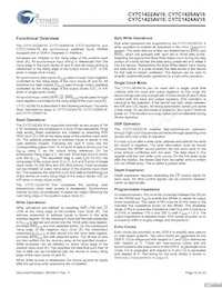 CY7C1423AV18-267BZC Datasheet Page 10