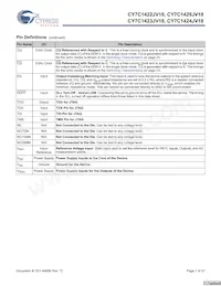 CY7C1423JV18-267BZXCT Datasheet Page 7