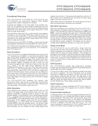 CY7C1423JV18-267BZXCT Datasheet Page 8