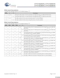 CY7C1424AV18-250BZCT Datasheet Page 11