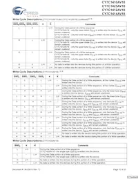 CY7C1425AV18-200BZC Datasheet Page 10