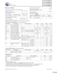 CY7C1425AV18-200BZC Datasheet Page 19