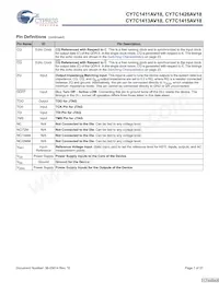 CY7C1426AV18-250BZC Datasheet Page 7