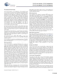 CY7C1426AV18-250BZC Datenblatt Seite 8