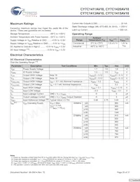 CY7C1426AV18-250BZC Datasheet Page 20