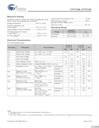 CY7C144-15JXI Datasheet Page 6