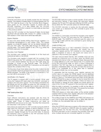 CY7C1441AV33-133AXCT Datenblatt Seite 13