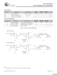 CY7C1441AV33-133AXCT Datasheet Page 20