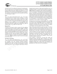 CY7C144AV-25JXC Datenblatt Seite 6