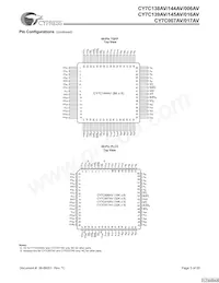 CY7C145AV-20JC Datasheet Page 3