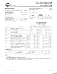 CY7C145AV-20JC Datasheet Page 7