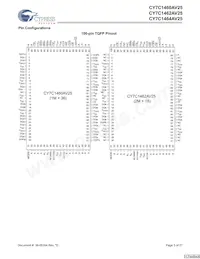 CY7C1464AV25-167BGC Datenblatt Seite 3