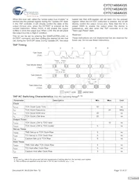 CY7C1464AV25-167BGC Datenblatt Seite 12