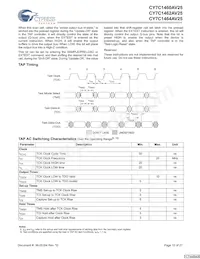 CY7C1464AV25-167BGC 데이터 시트 페이지 12