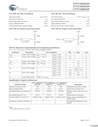 CY7C1464AV25-167BGC Datenblatt Seite 13