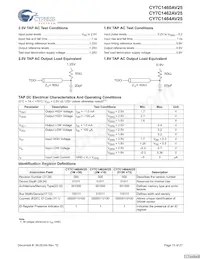 CY7C1464AV25-167BGC 데이터 시트 페이지 13