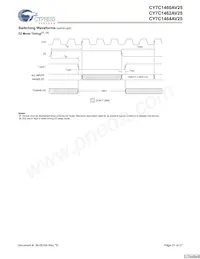 CY7C1464AV25-167BGC Datasheet Page 21
