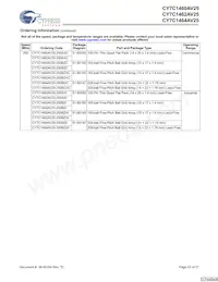 CY7C1464AV25-167BGC Datenblatt Seite 23