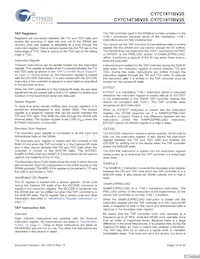 CY7C1471BV25-133AXCT Datasheet Pagina 14