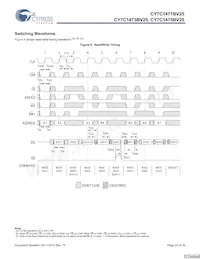 CY7C1471BV25-133AXCT Datasheet Pagina 23