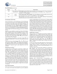 CY7C1471V33-117AXC Datasheet Pagina 9