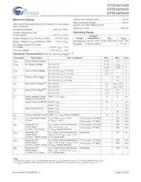 CY7C1471V33-117AXC Datasheet Page 19