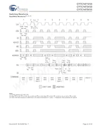 CY7C1471V33-117AXC Datasheet Pagina 22