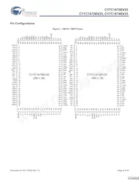 CY7C1474BV25-200BGIT Datasheet Page 4