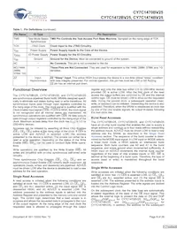 CY7C1474BV25-200BGIT Datenblatt Seite 8