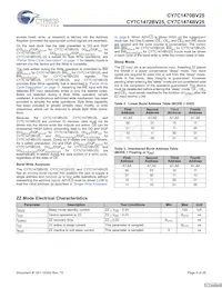 CY7C1474BV25-200BGIT Datasheet Page 9